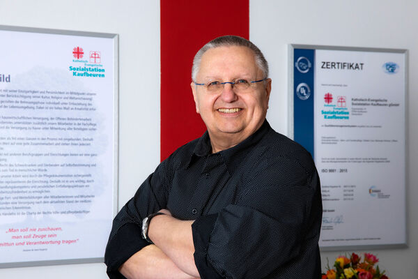Hubert Eibner, Geschäftsführer bei Sozialstation Kaufbeuren